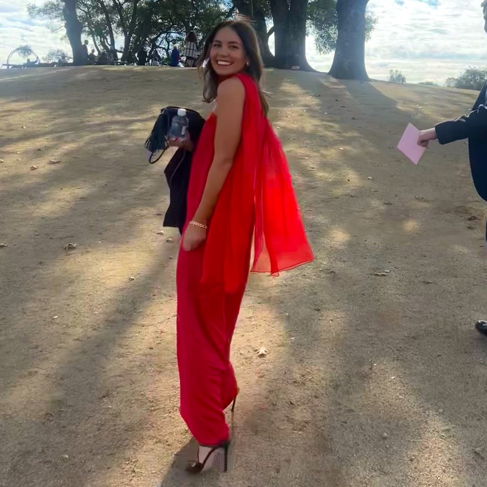 Cris Serra Gown in Red
